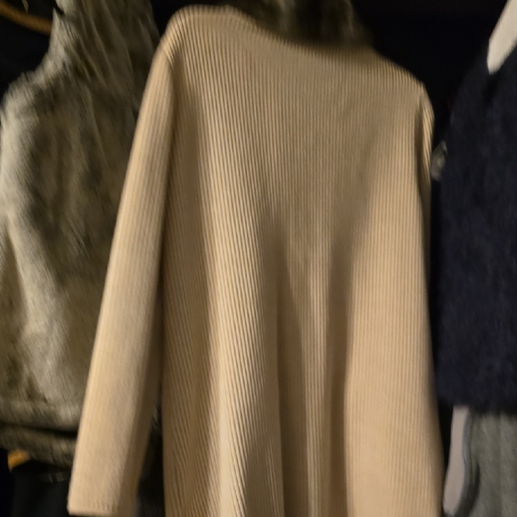 Basler Cream Teddy Jacket with Faux Fur Collar - Picture 4 of 4